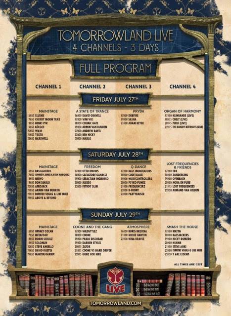 Tomorrowland-Week2-Schedule